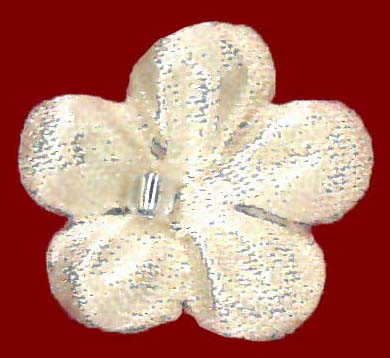 Hellgoldene, lasergeschnittene Blumen - M11 (Beutel mit 144 Stück)