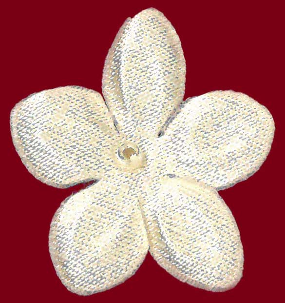 Hellgoldene Satinblumen - M13 (Beutel mit 144 Stück)