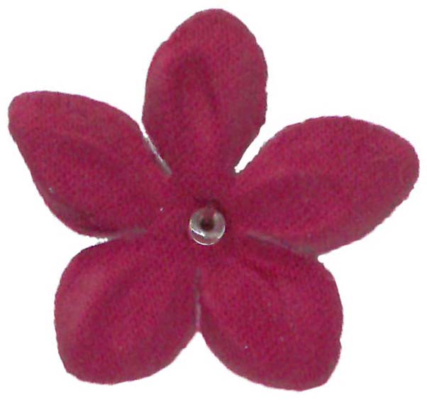 Hellweinrot, Satinblumen - M13 (Beutel mit 144 Stück)