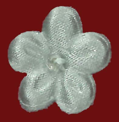 Misty Green Satin Flowers - M14 (Beutel mit 144 Stück)