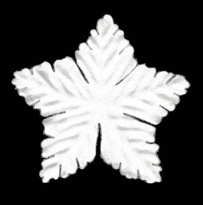 Blass-Elfenbeinfarbene Öko-Blumen mit 5 Blütenblättern - MM0031 (Beutel mit 144 Stück)
