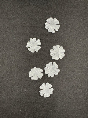Elfenbeinfarbene Eco-Georgette-Blumen - MM0040 (Beutel mit 144 Stück) 