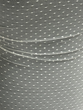 Elfenbeinfarbener Tüll mit Flecken - Madelaine (CF)