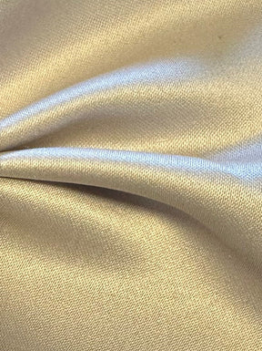 Austernfarbener Polyester-Satin – Majestätisch