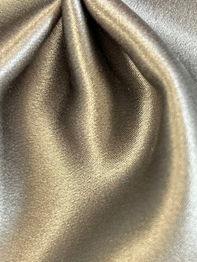 Metallgrauer Seidensatin – Magnifique