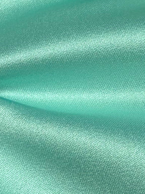 Mintgrüner Polyestersatin – Kanada
