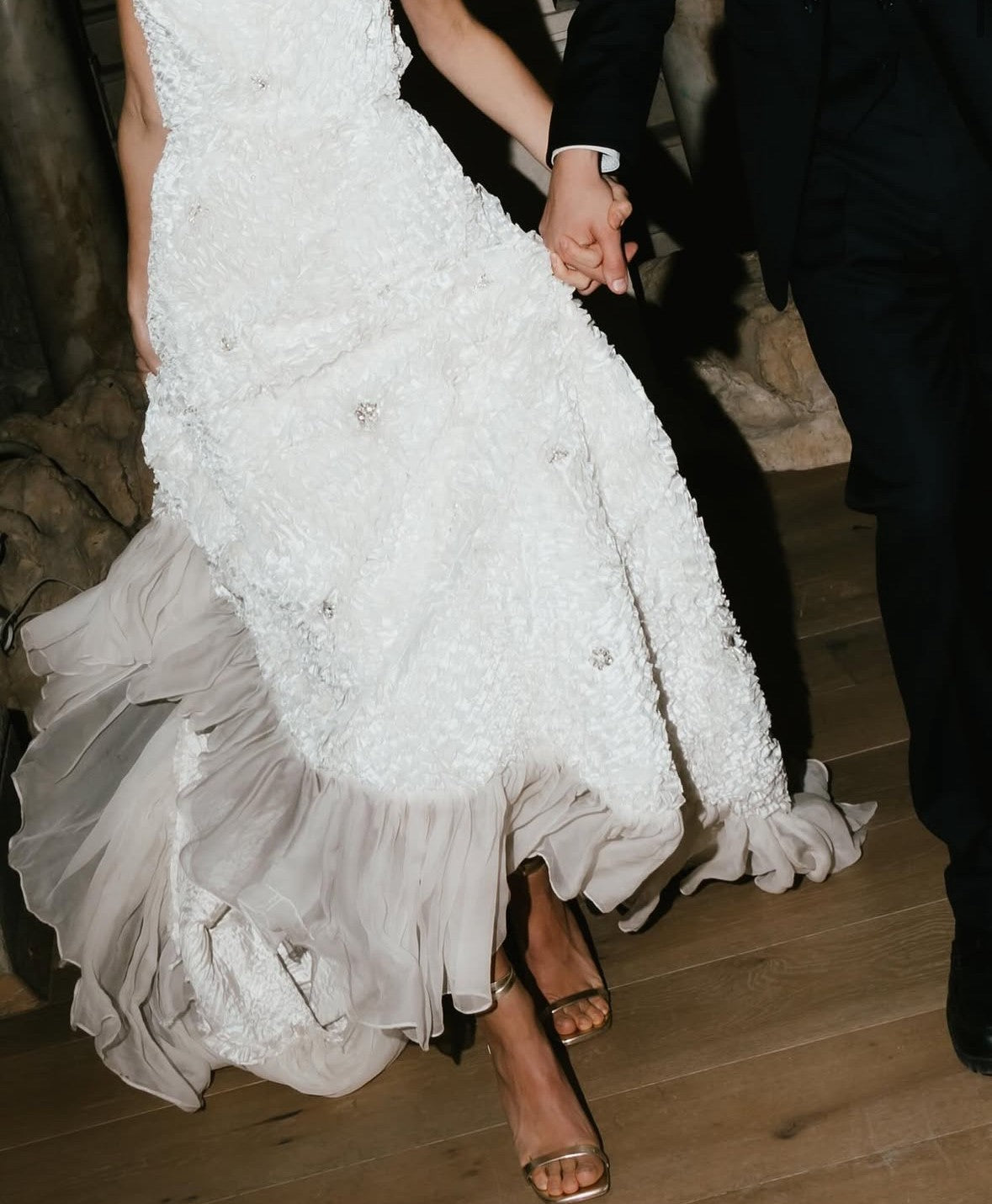 Champagner Couture Stickerei - Mysticalious