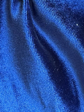 Marineblauer Stretch-Seidensamt – Gemütlich
