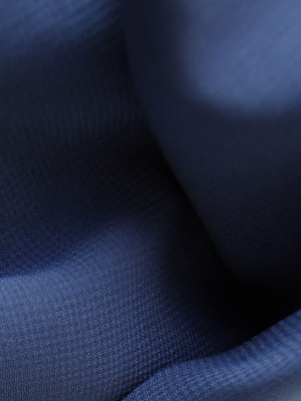 Marineblauer Polyester-Chiffon-Stoff – Serendipity