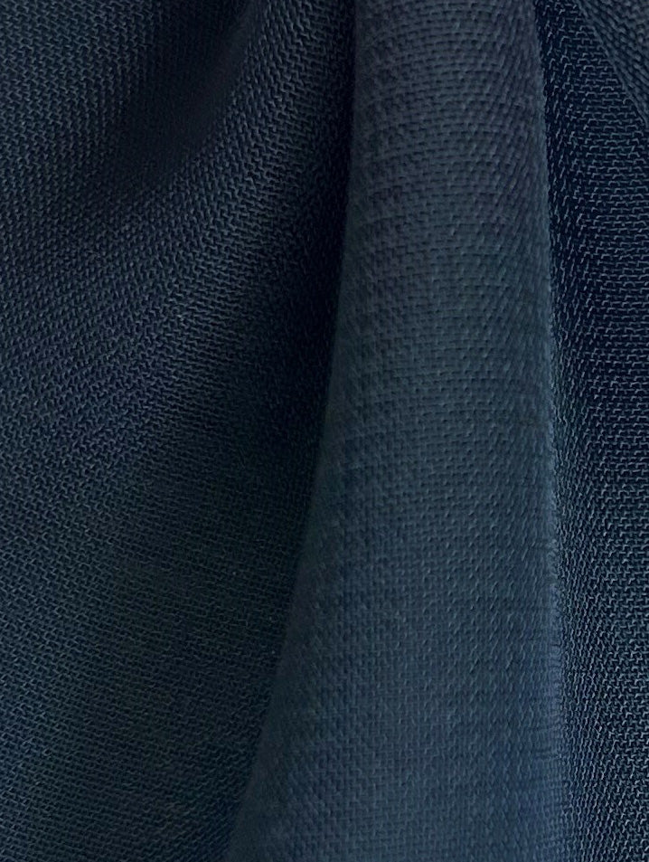 Marineblauer Polyester-Chiffon (150 cm/59 Zoll) – Benevolence