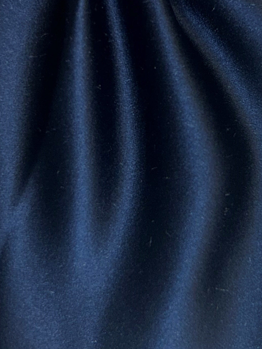Marineblauer Duchess-Satin aus Polyester – Supreme