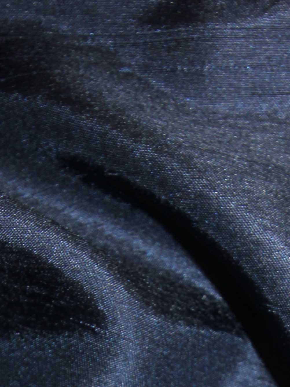 Marineblauer Dupion mit Polyester-Satinrücken - Klarheit