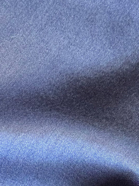 Marineblauer Polyestersatin - Familien