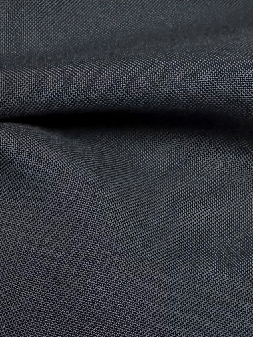 Marineblauer Bambus-Popeline - Bambus