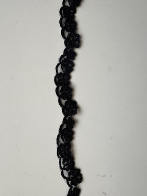 Schwarze Kordelspitze - Nightfall