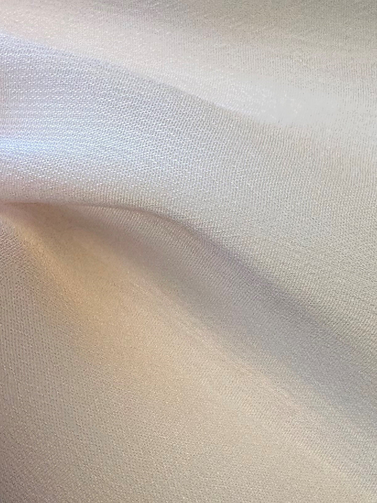 Nude Blush Polyester Chiffon - Galit