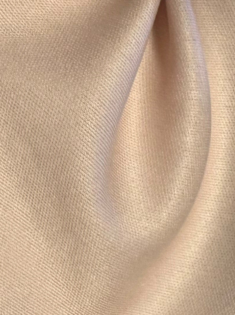 Hautfarbener gestrickter Polyester-Futterstoff – Litauen