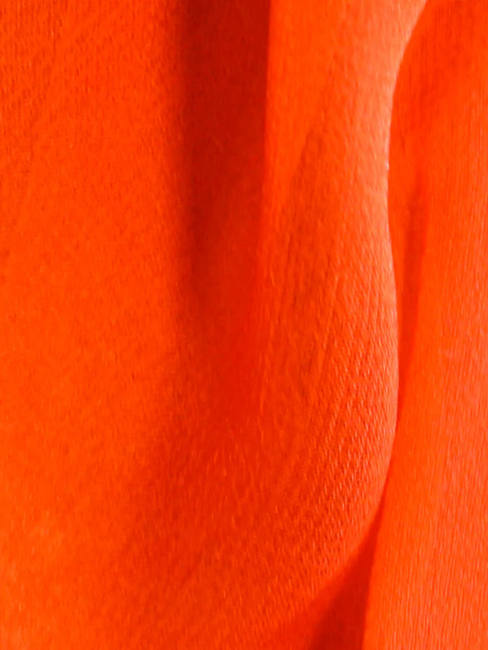 Orangefarbener Seidenchiffon – Sturm