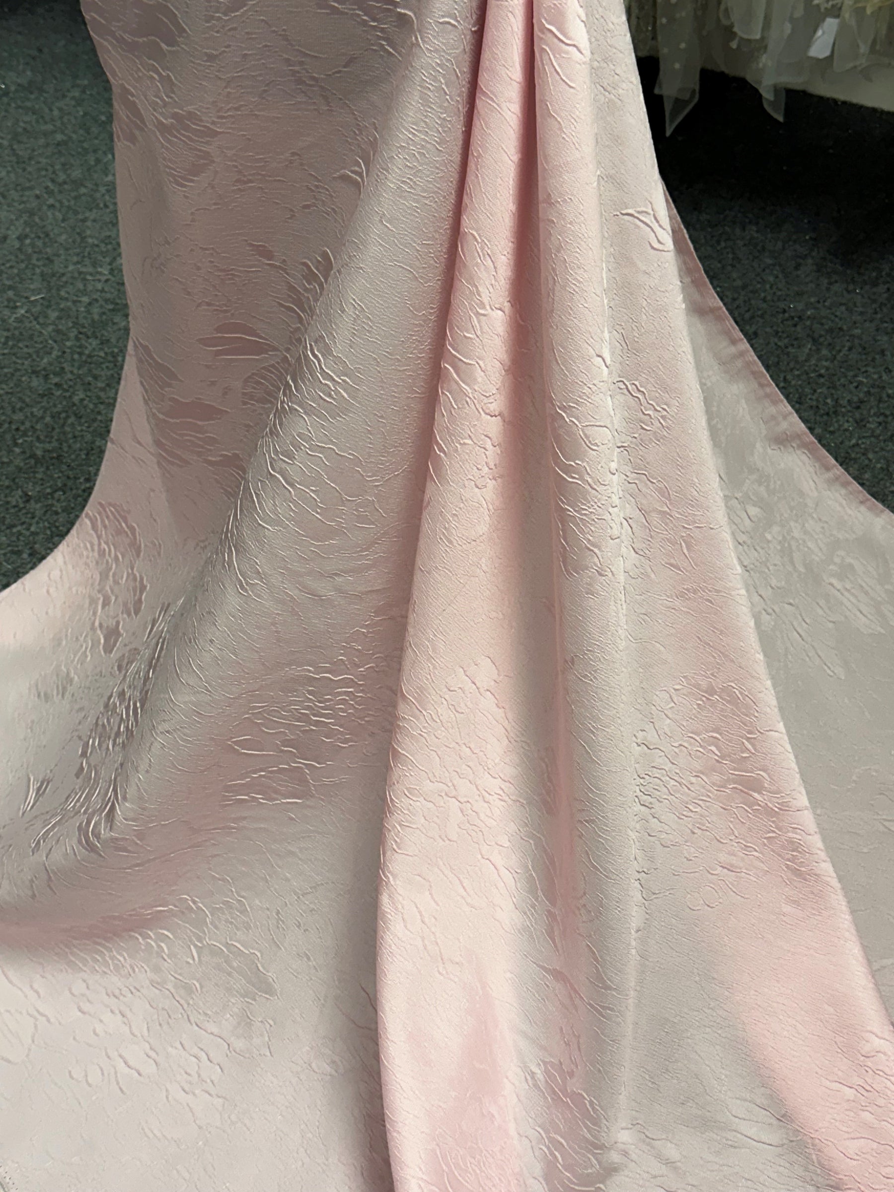 Rosa Cloqué-Jacquard - Ergebnis