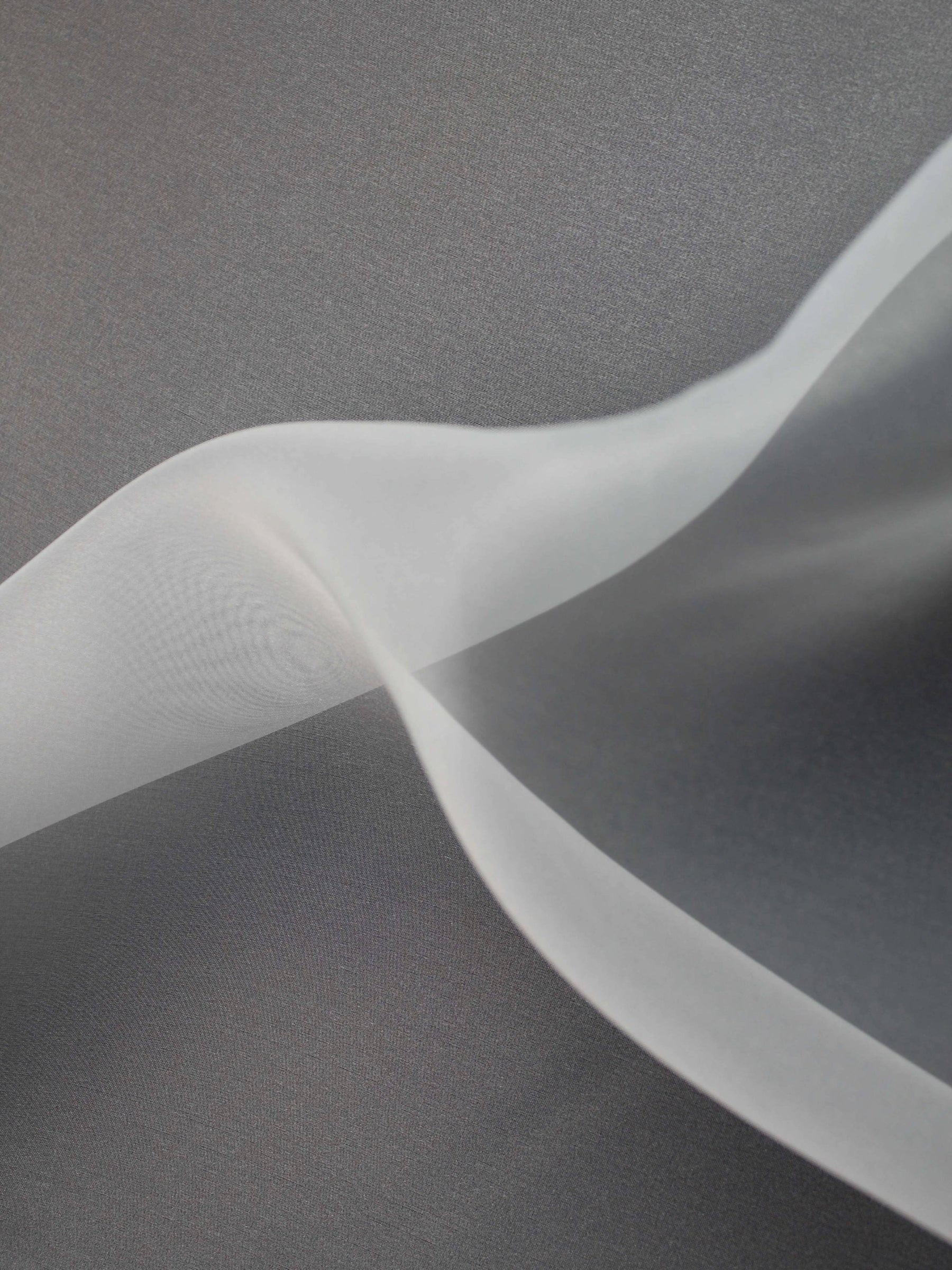 Hellelfenbeinfarbener Poly-Organza - P150