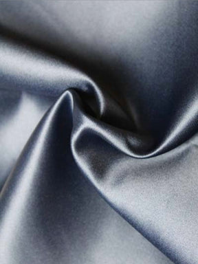 Marineblauer Polyester-Duchess-Satin - Scenery (P40)