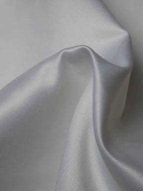 Weißer Polyester Duchesse-Satin - Scenery (P40)