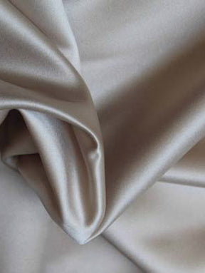 Kaffeebrauner Polyester-Duchess-Satin - P42