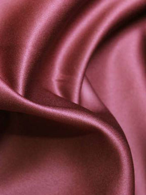 Weinroter Polyester-Duchess-Satin - P42