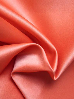 Gebranntes Orange, Polyester, leichter Duchess-Satin - P44