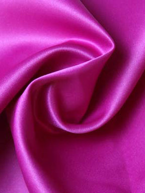 Fuchsiafarbener, leichter Duchess-Satin aus Polyester - P44
