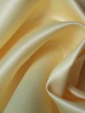 Zitronengelber Polyester, leichter Duchess-Satin - P44