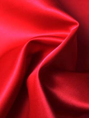 Roter, leichter Duchess-Satin aus Polyester - P44