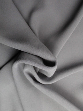Schwarzer Polyester-Georgette - Silhouette