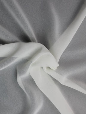 Schwarzer Polyester-Georgette - P48