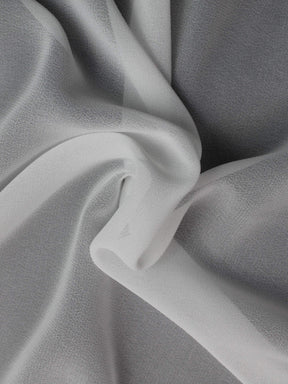 Schwarzer Polyester-Georgette - Silhouette