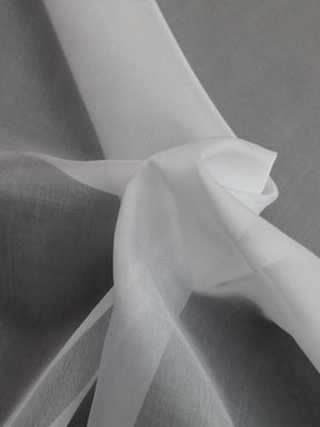 Weißes Poly-Organza - P49