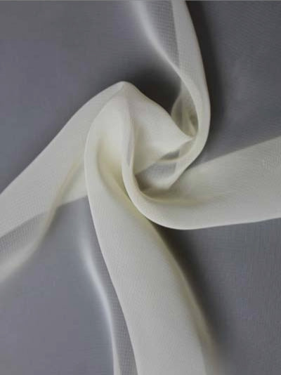 Hellgoldener Poly-Chiffon - P58