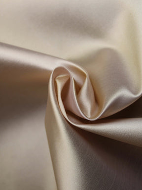 Champagner/Gold Seidenmischung Organza Taft - P607