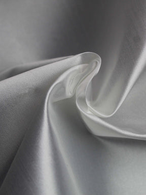 Weißer Seidenmischungs-Organza-Taft - P607