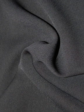 Schwarze Poly-Georgette - P62
