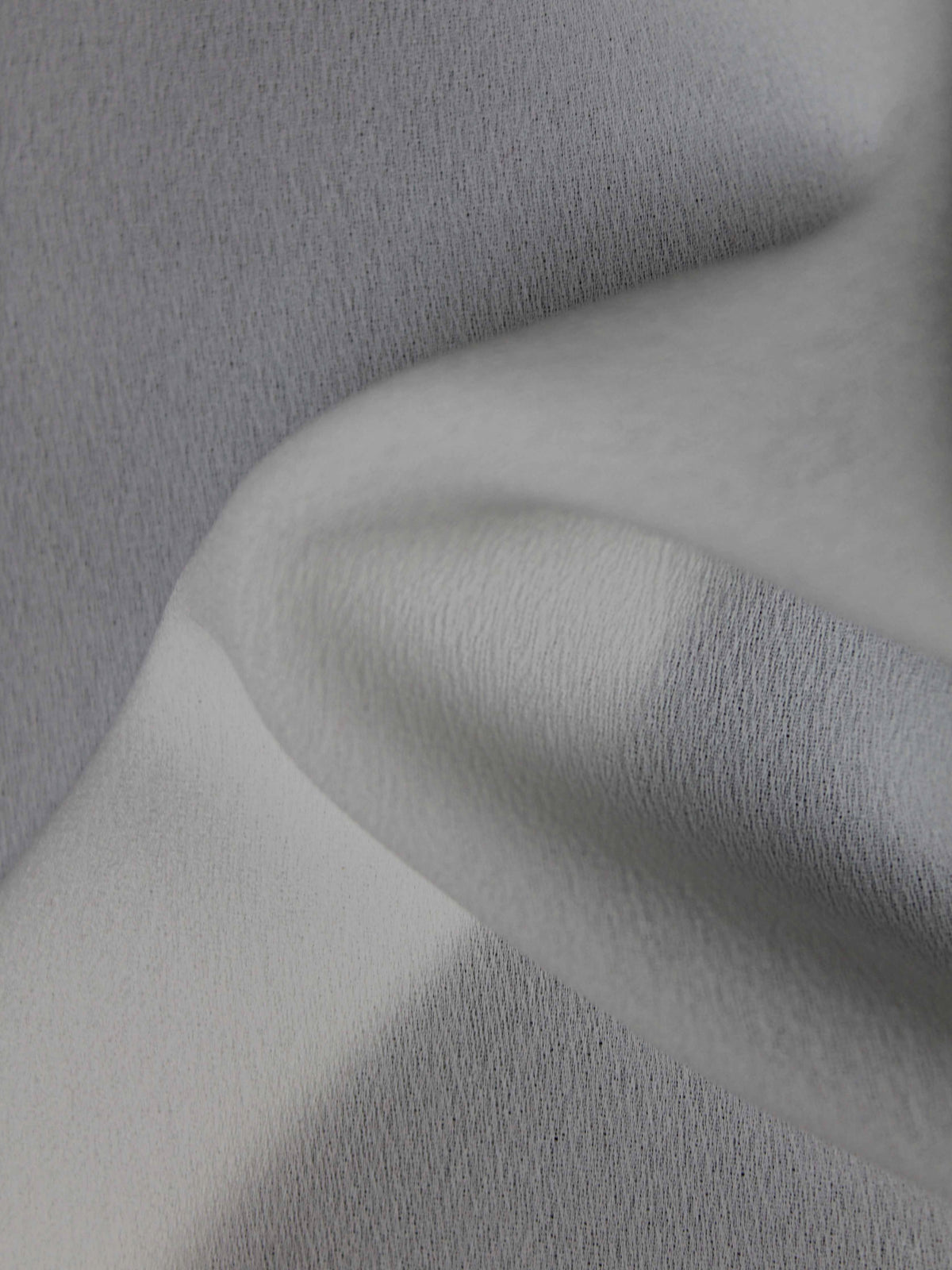 Weißer Poly Georgette - P62