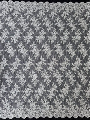 Elfenbeinfarbene Kordelspitze - P637