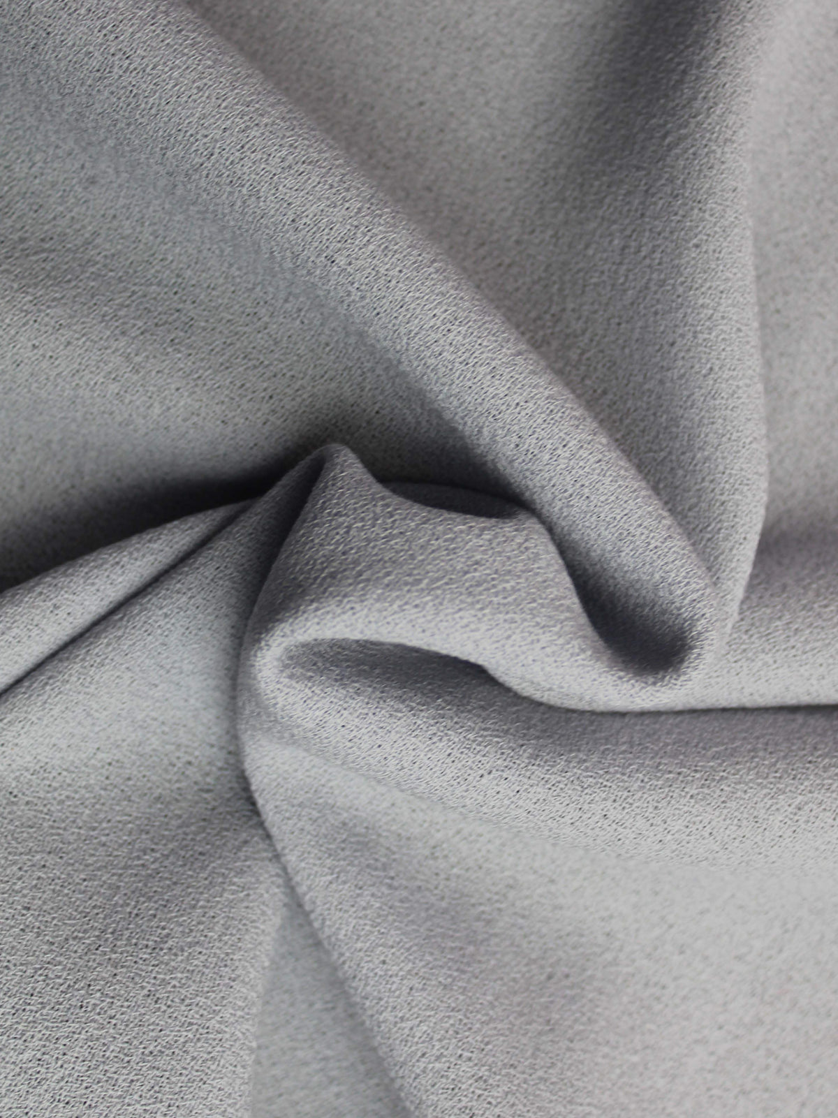 Grauer italienischer Wollkrepp - P640