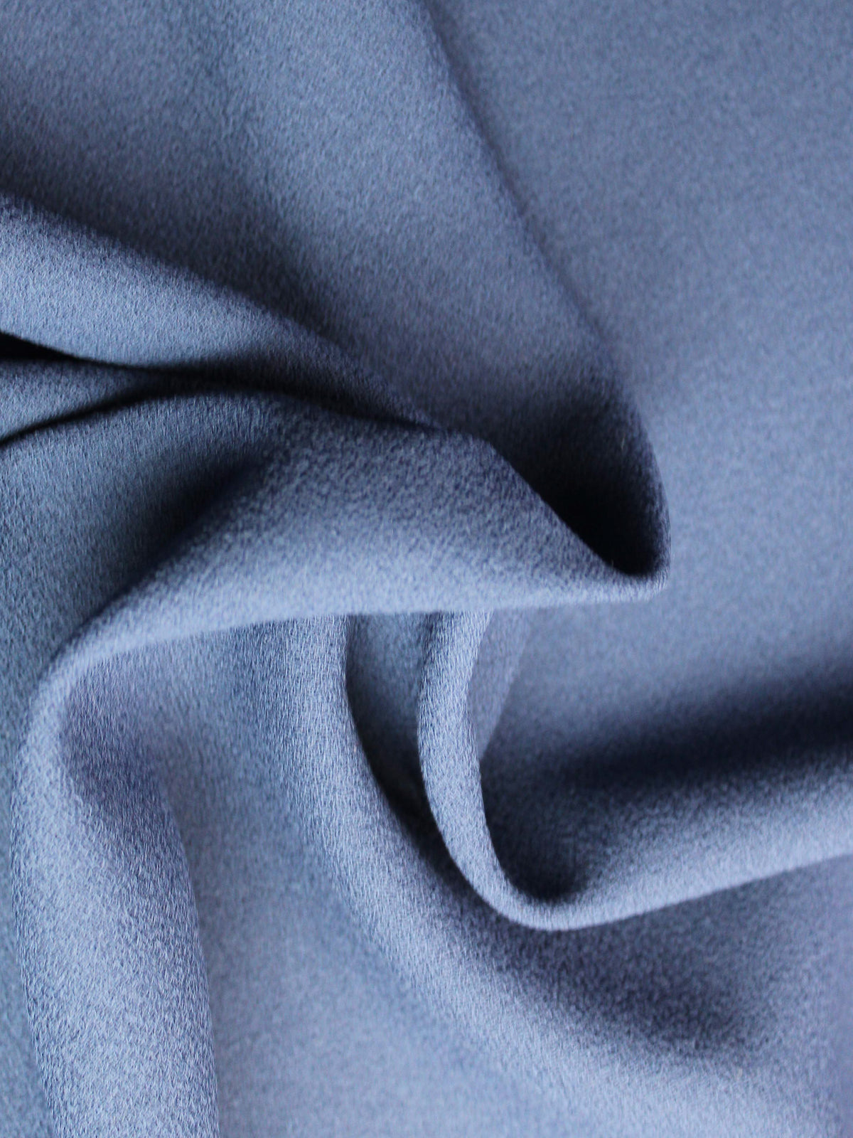 Marineblaue italienische Wollkrepp - P640