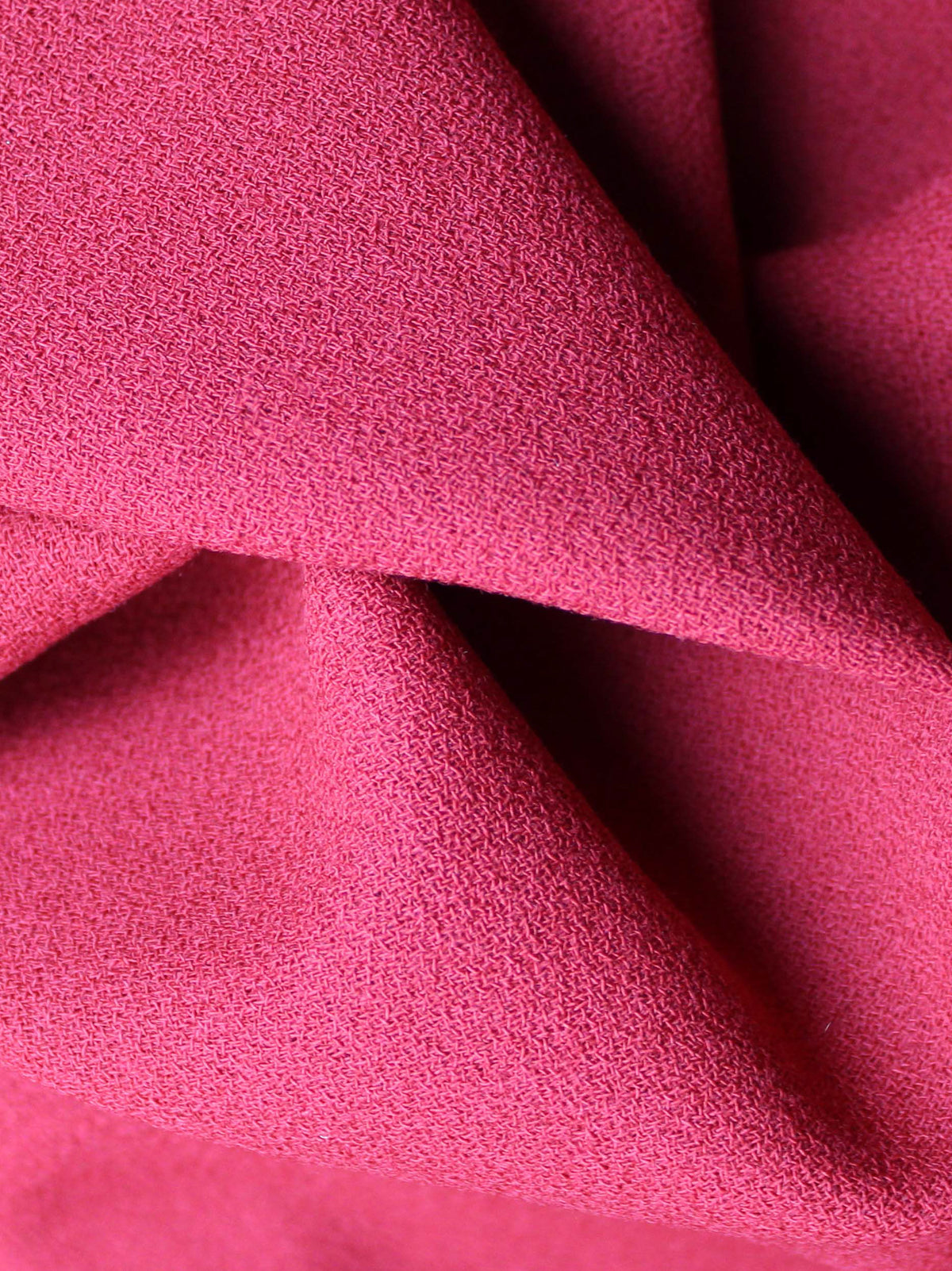 Weinroter italienischer Wollkrepp - P640