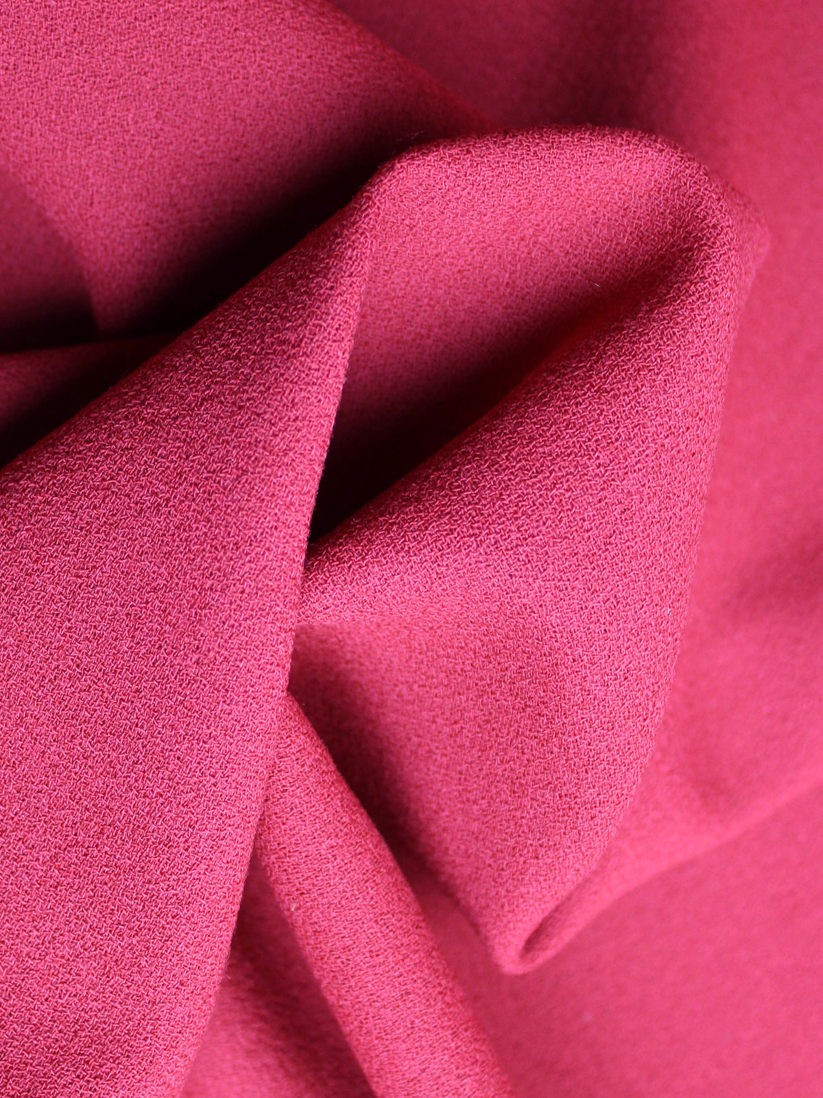 Weinroter italienischer Wollkrepp - P640