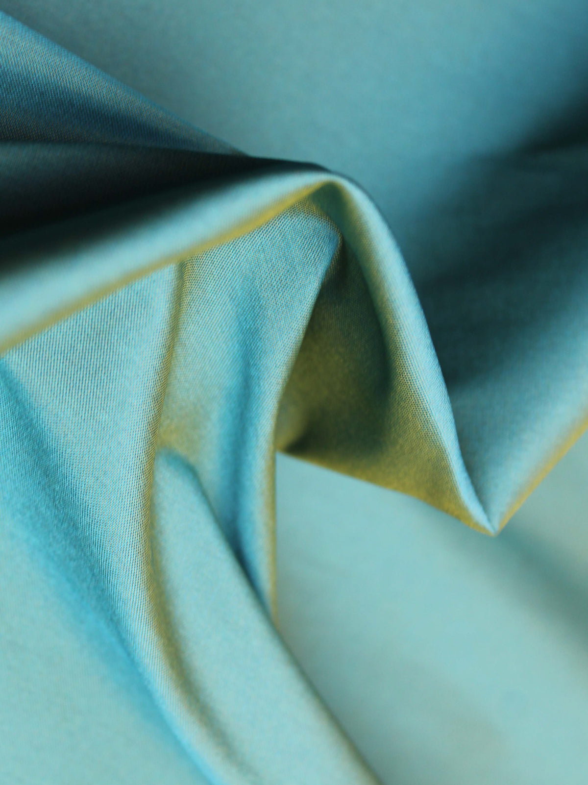 Petrolfarbener Polyester-Taft - P75