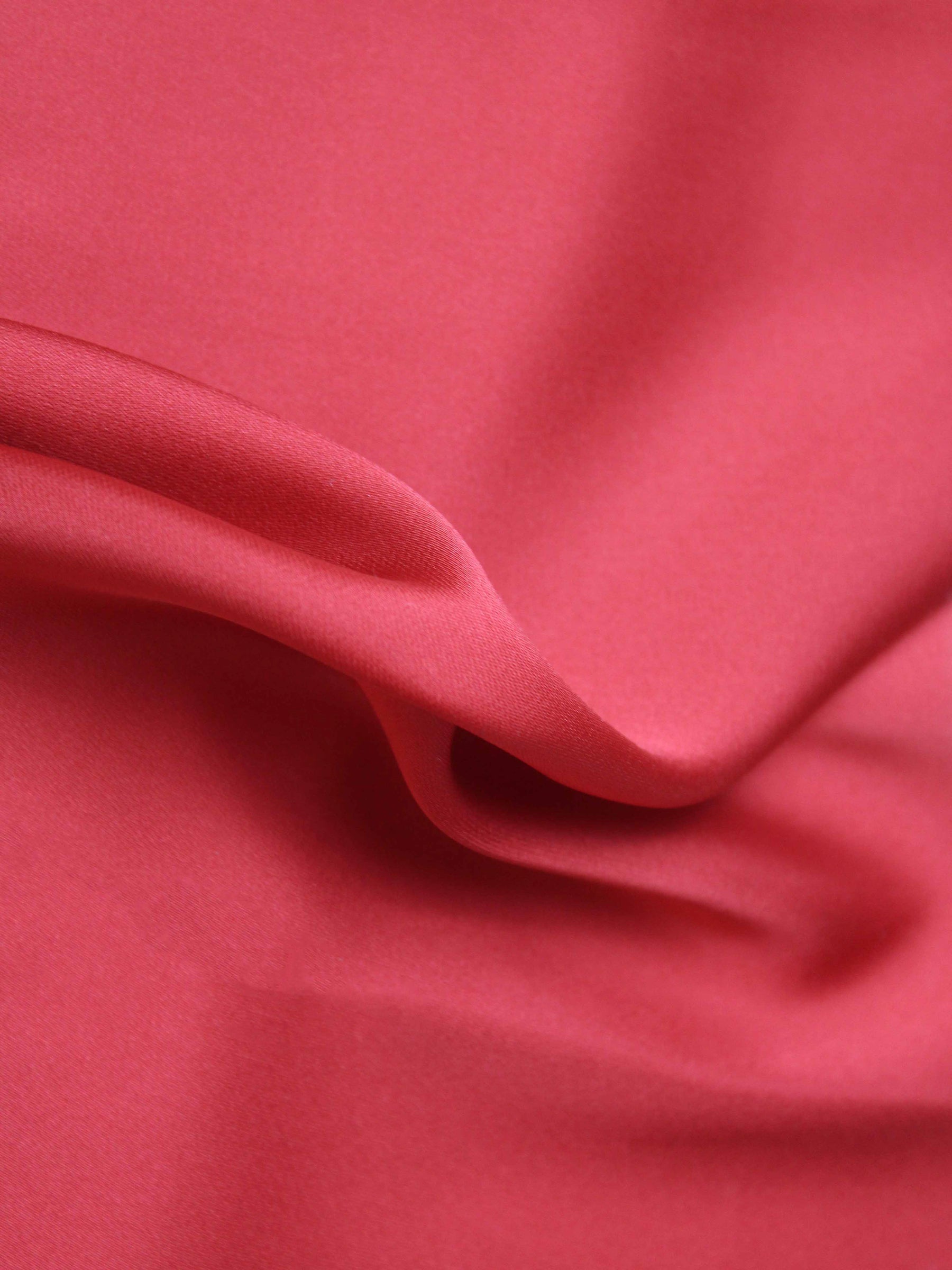 Red Polyester Satin - P78