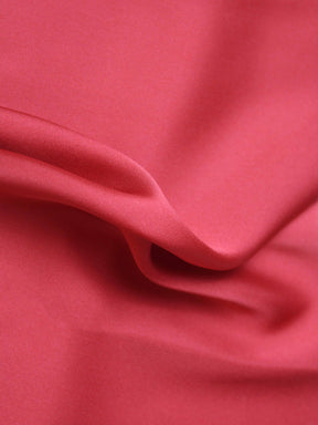 Red Polyester Satin - P78