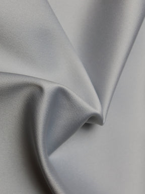 Silbernes Polyester-Lycra-Duchess-Satin - P83